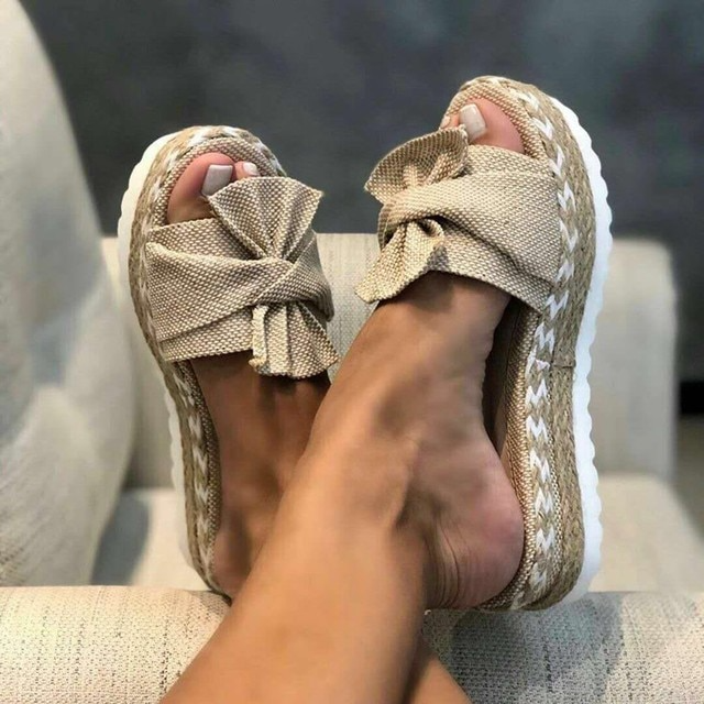 Braided Wedge Sandals