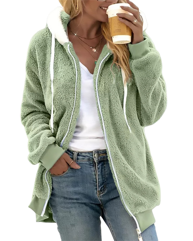 Fleece Zip Hoodie