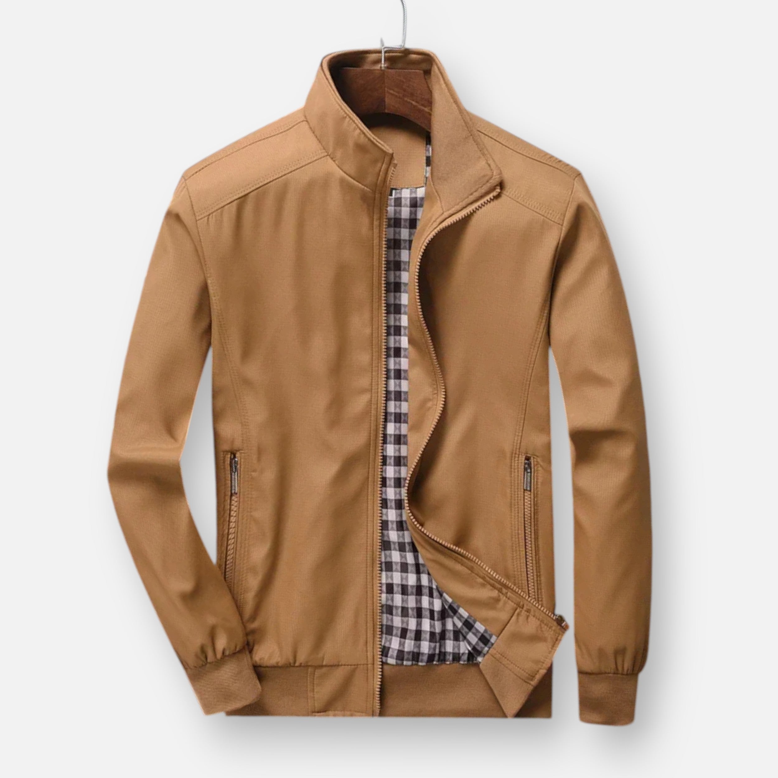 Men's Slim-Fit Bomber Jacket