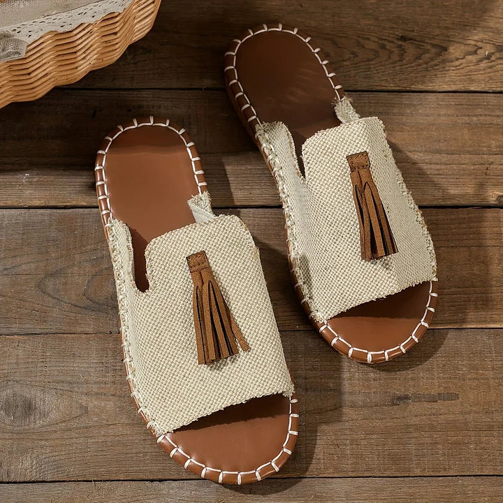 Sandalias ortopédicas planas y cómodas