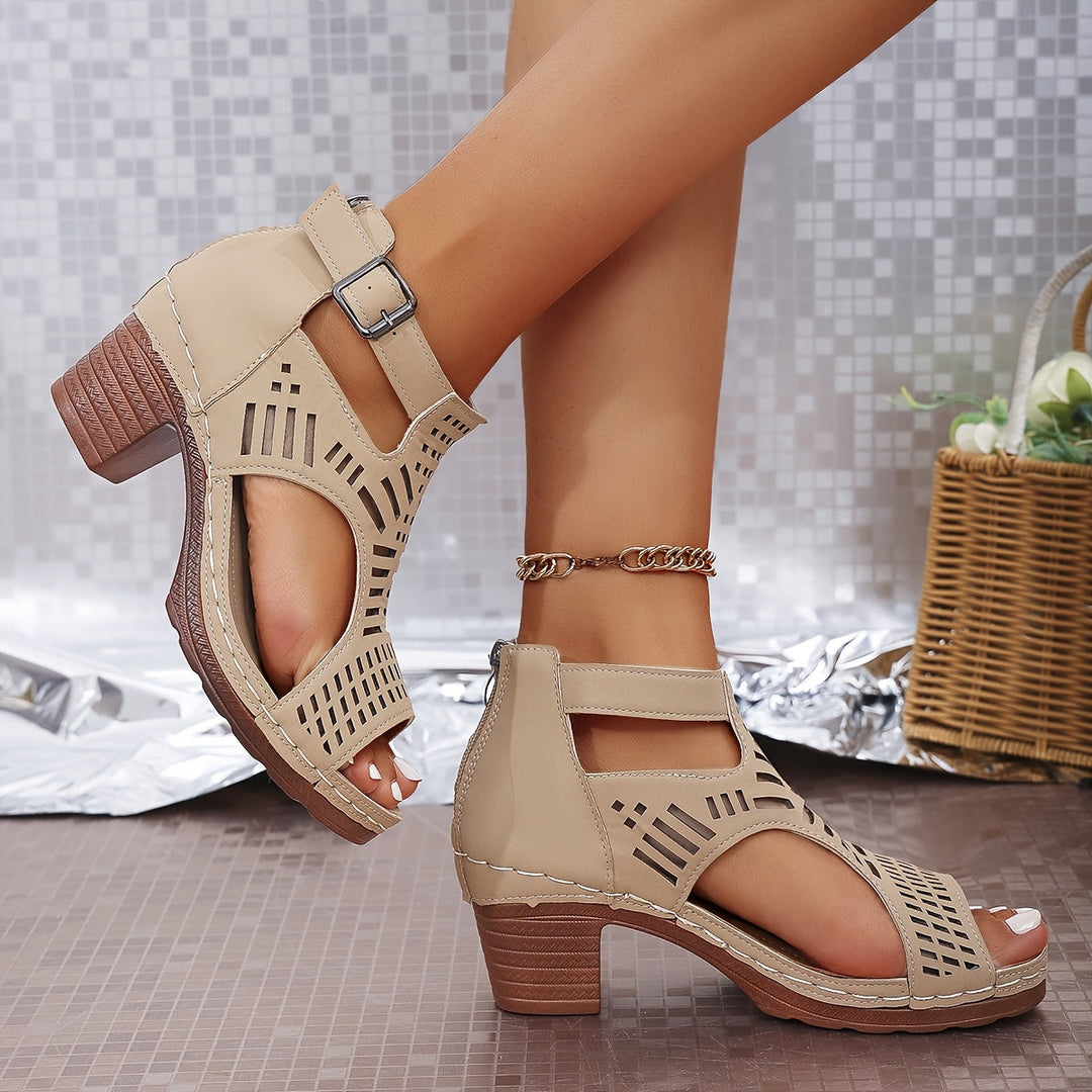 Elegant Block Heel Sandals