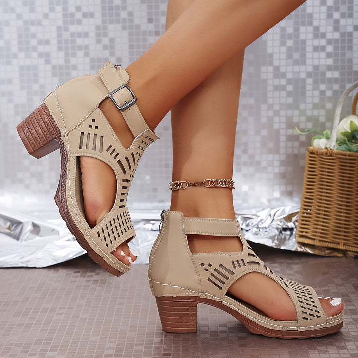 Elegant Block Heel Sandals