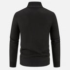 Giacca da uomo in pile con collo alto e motivo patchwork