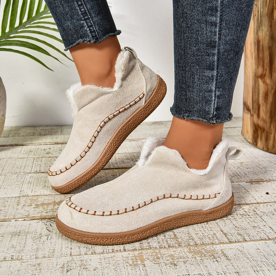 Fur Lined Comfort Ankle Boots