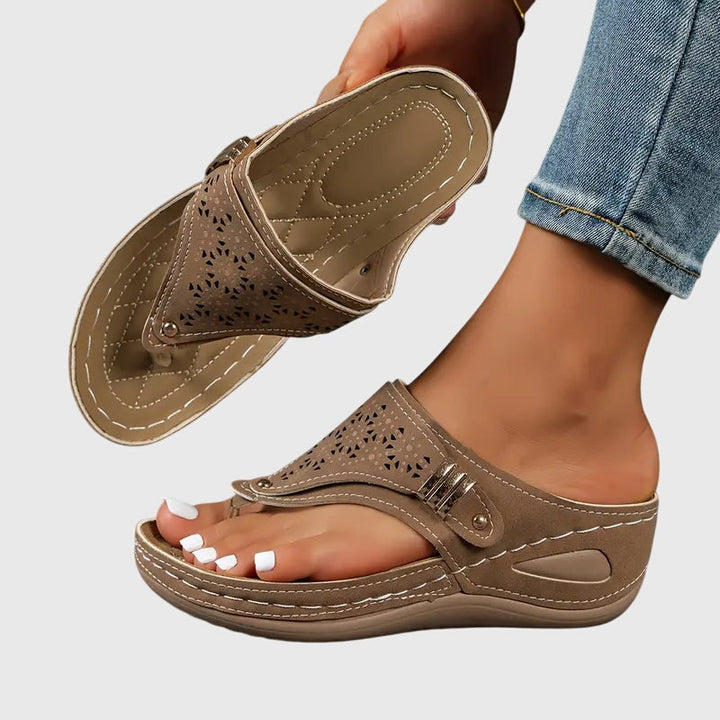 Comfort Support Sandals with Cushioned Sole