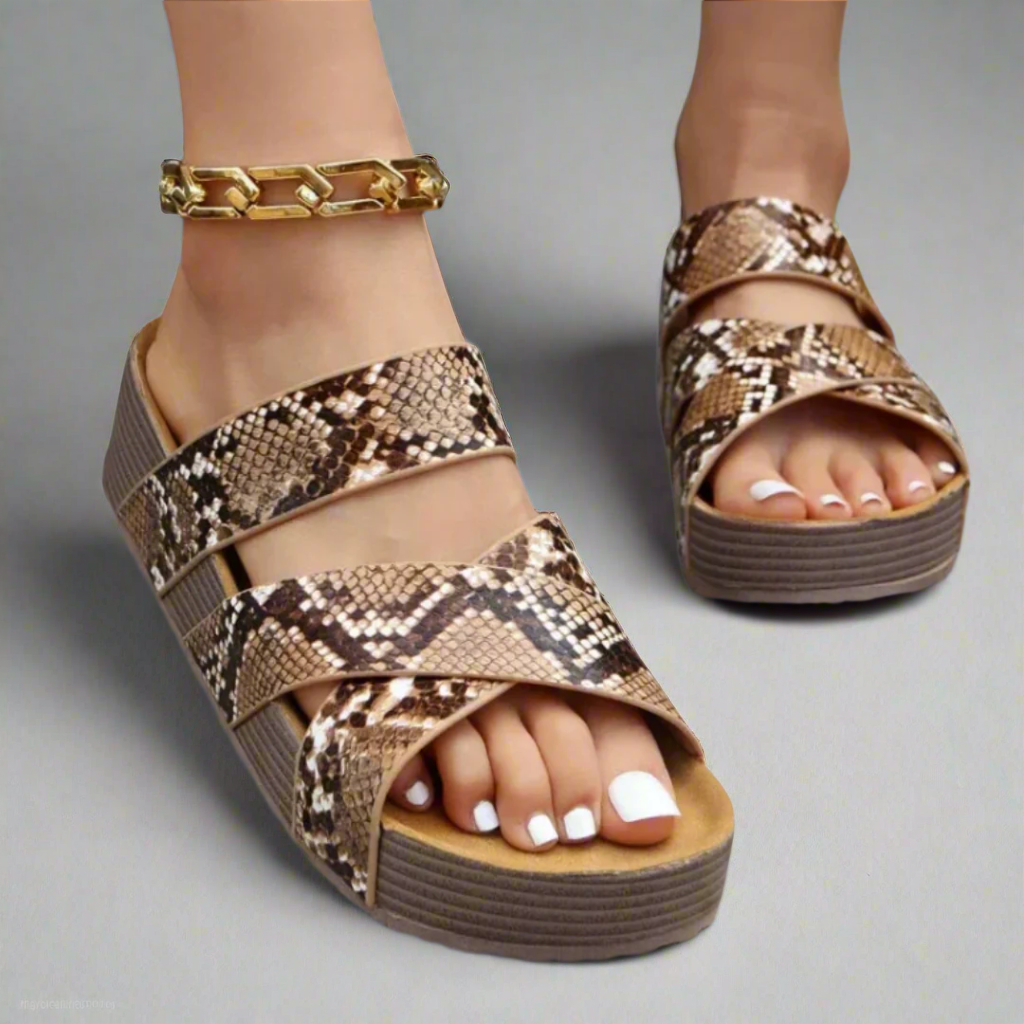 Orthopedic Support Sandals with Flexible Sole