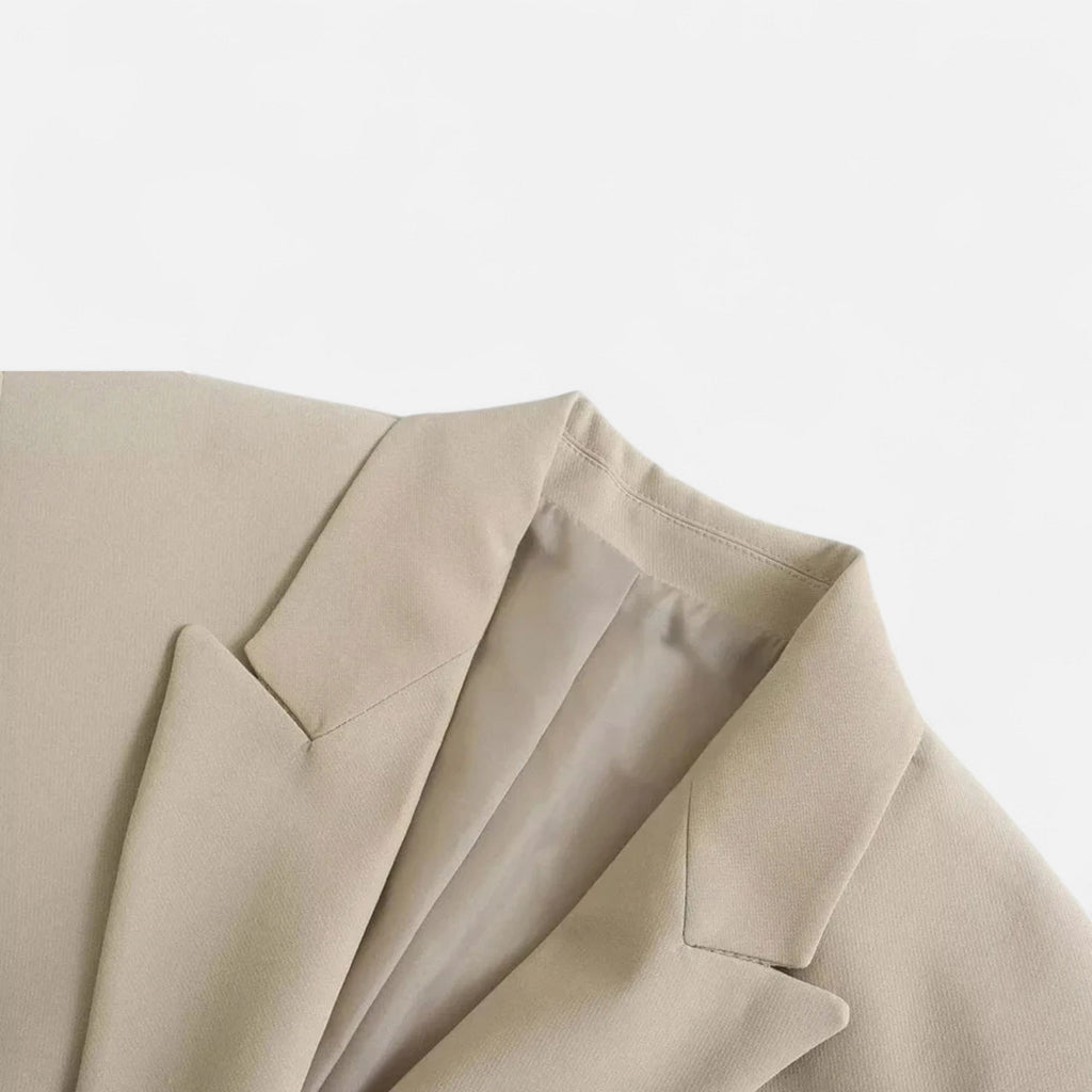 Blazer vintage de doble botonadura para mujer