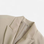 Blazer vintage de doble botonadura para mujer