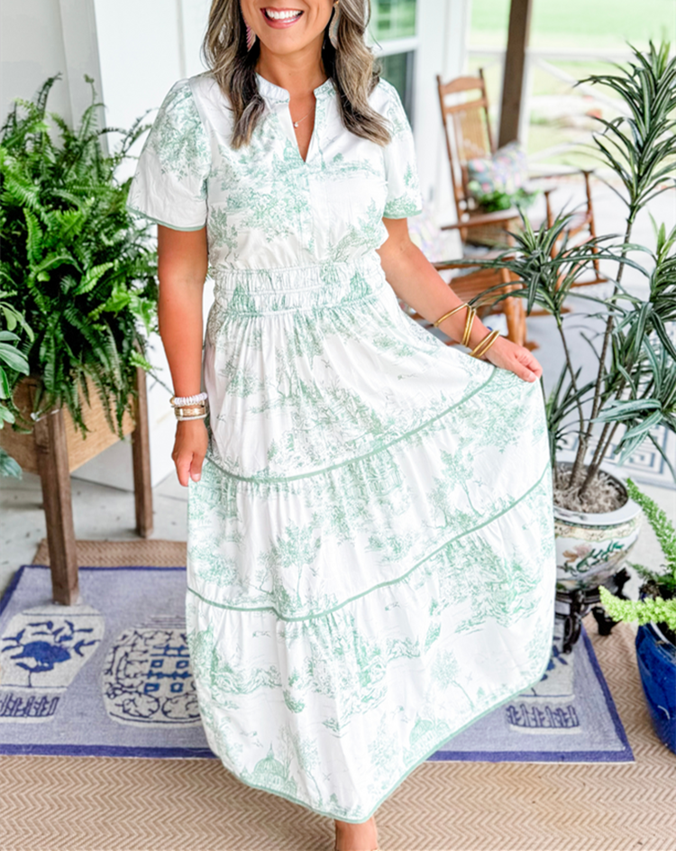 Vestido Maxi Clásico Toile