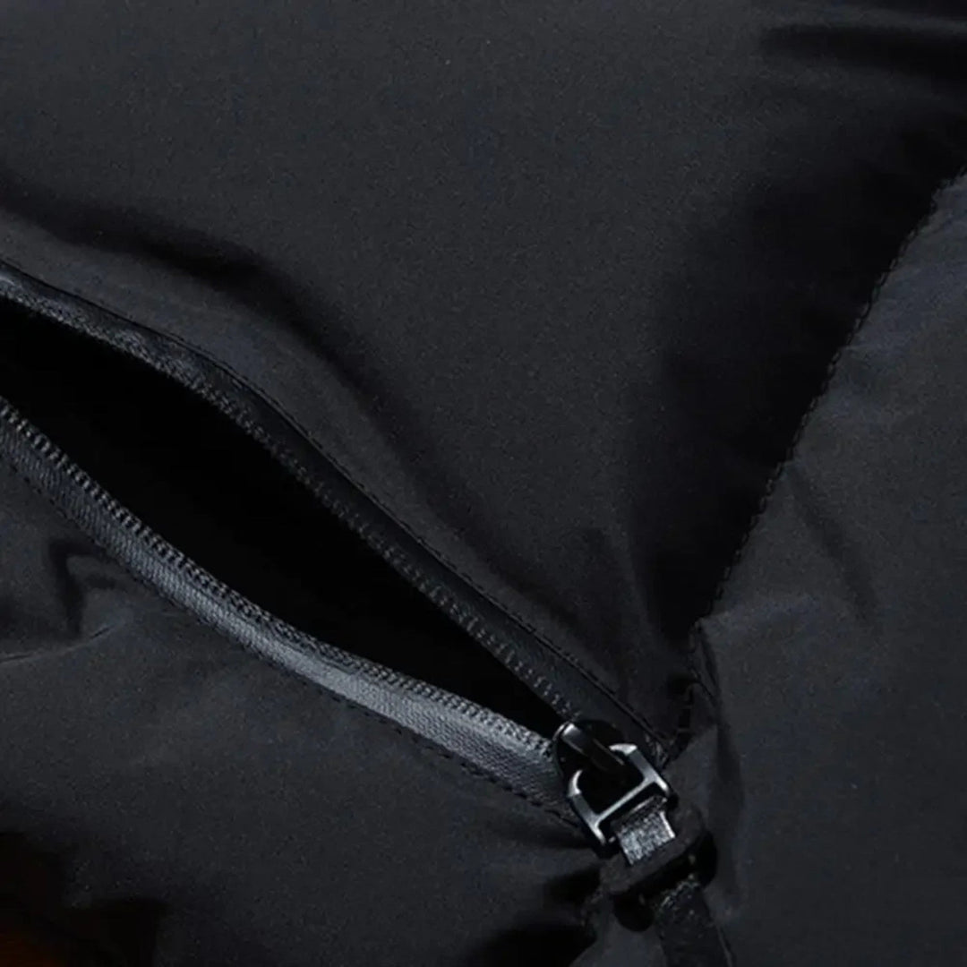 Men’s Timeless Layered Hooded Puffer Jacket for Winter