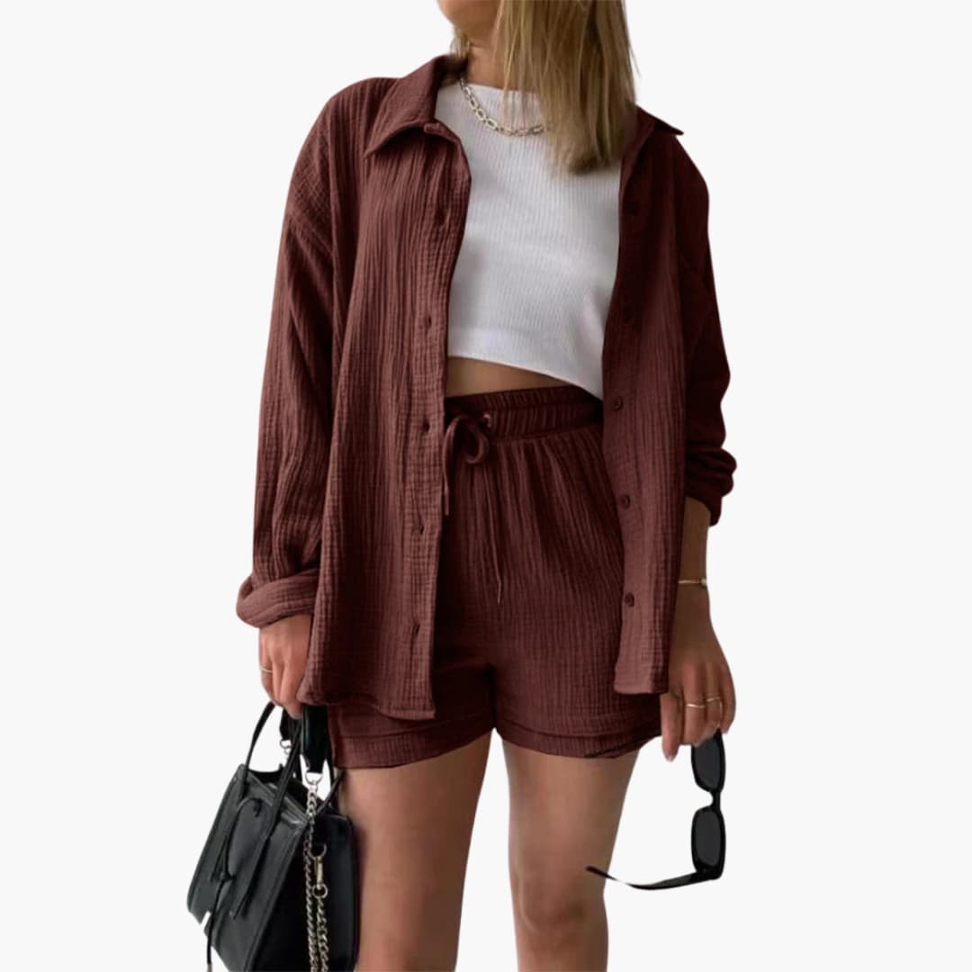 Conjunto a juego estilo relajado y chic