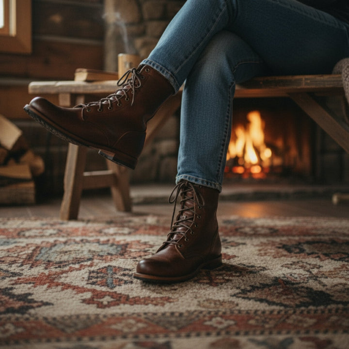 Lace-Up Outdoor Boots