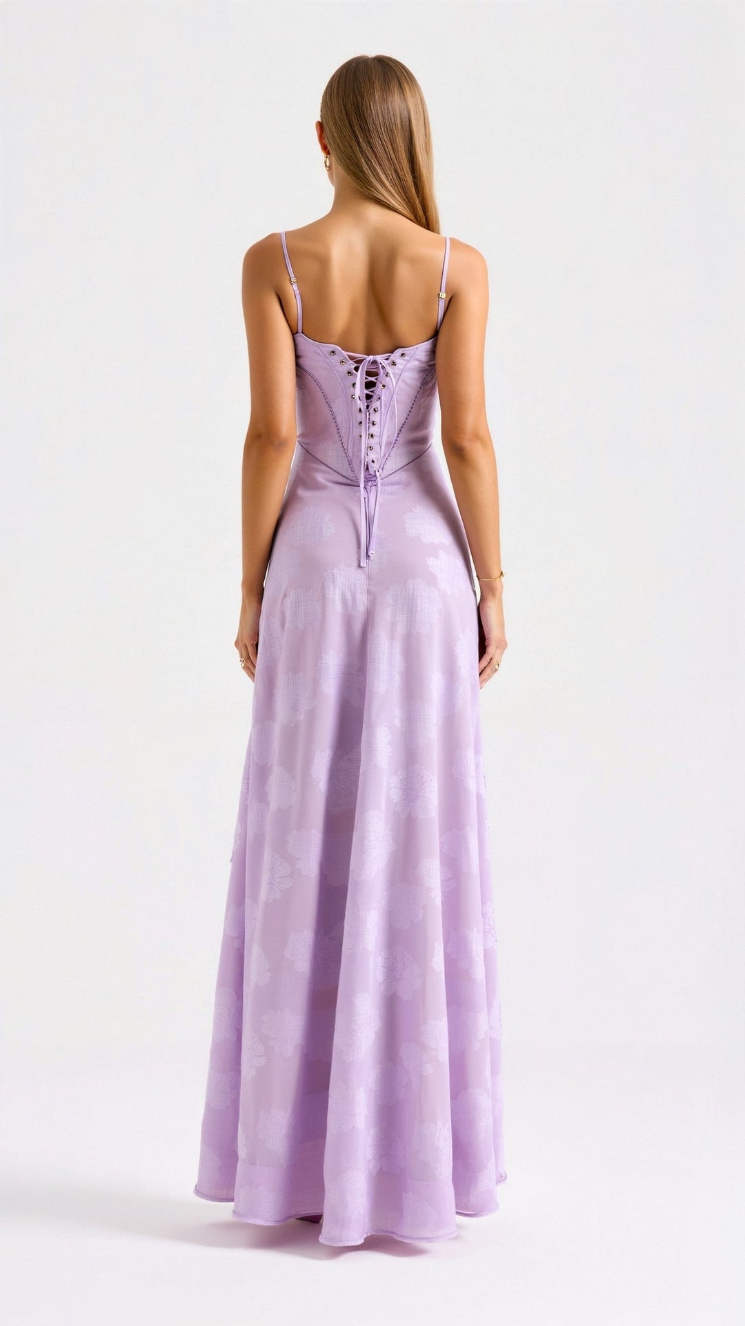 Women's Classic Statement Long Evening Formal Slip Maxi Wedding Guest Dress