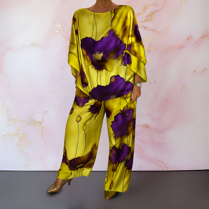 Feminine Coordinated Two-Piece Set