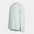 Maglione da uomo effetto lana con scollo rotondo