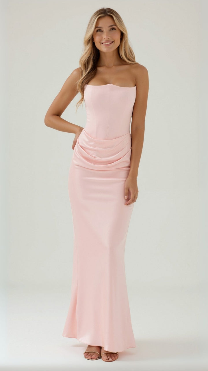 Timeless Elegant Soft-touch Maxi Wedding Guest Dress for Women