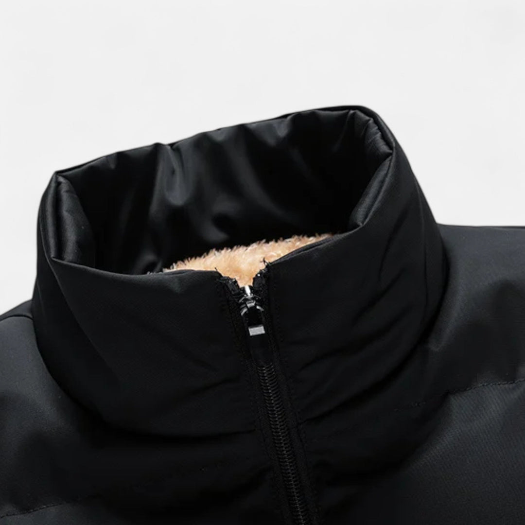 Men’s Practical Winter Vest with Loose Fit and Soft Fleece Lining