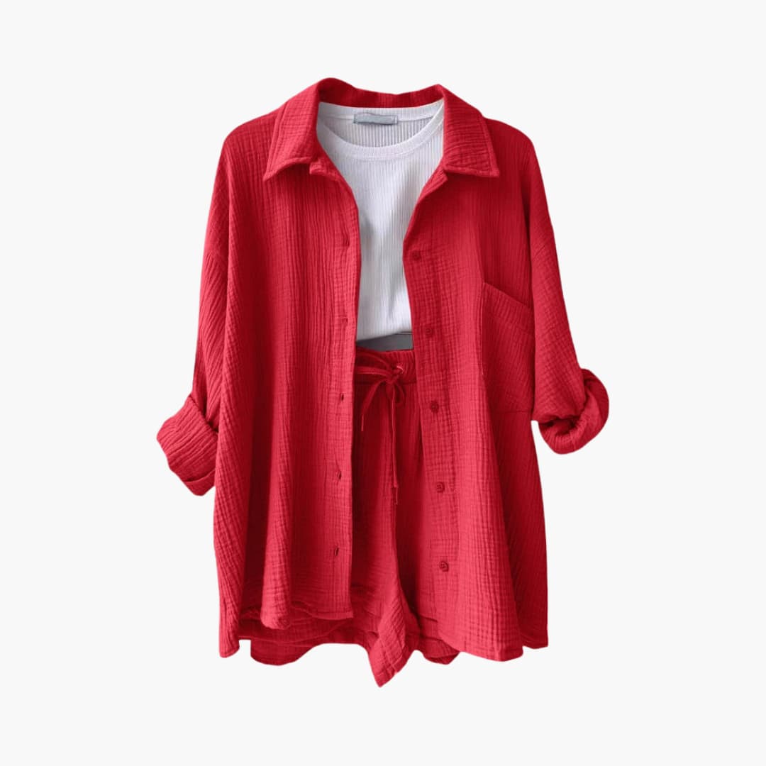 Conjunto a juego estilo relajado y chic