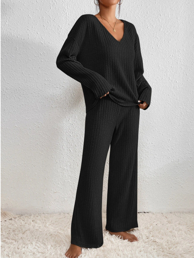 Cozy Ribbed Knit Lounge Set