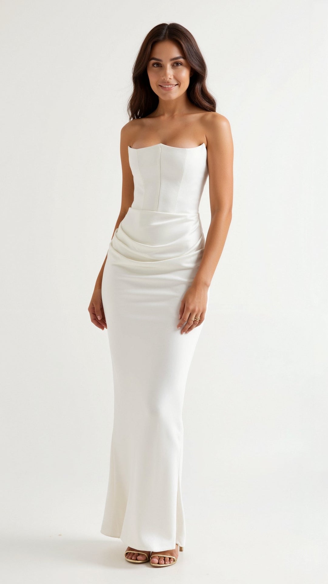 Timeless Elegant Soft-touch Maxi Wedding Guest Dress for Women
