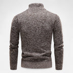 Suéter de cuello alto tejido para hombre – Calidez gruesa para el invierno