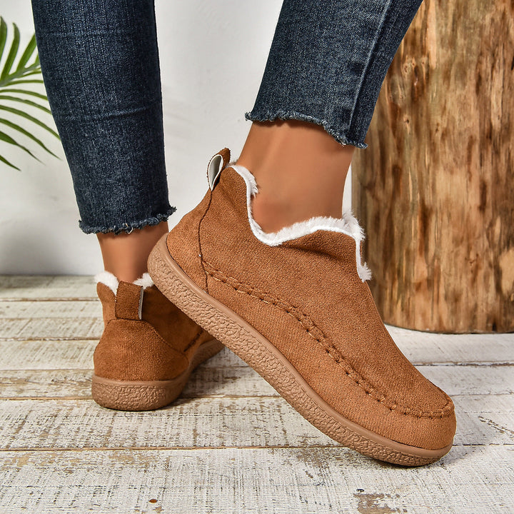 Fur Lined Comfort Ankle Boots