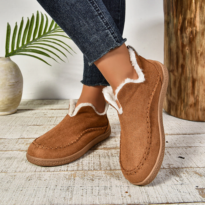 Fur Lined Comfort Ankle Boots
