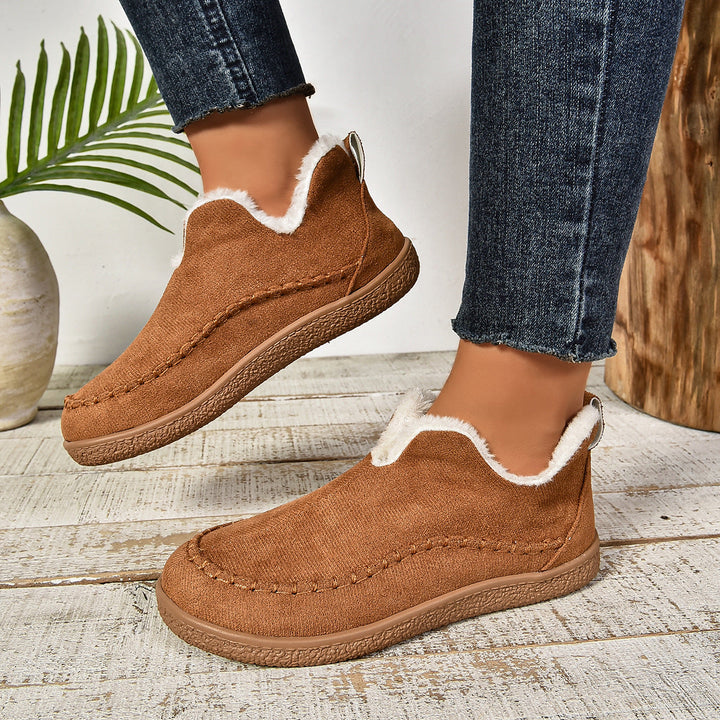 Fur Lined Comfort Ankle Boots