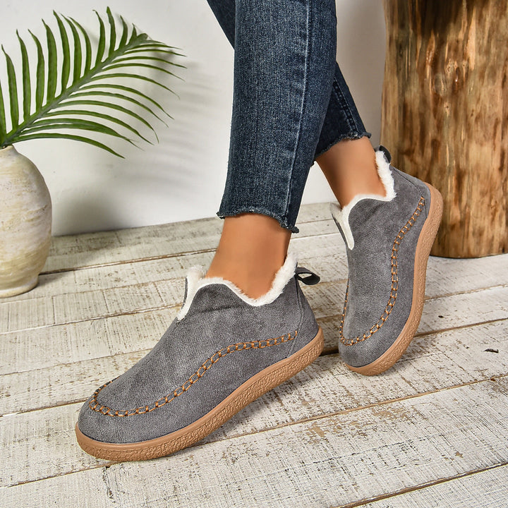 Fur Lined Comfort Ankle Boots