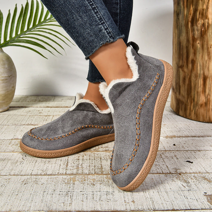 Fur Lined Comfort Ankle Boots