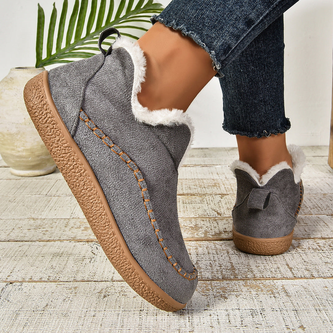 Fur Lined Comfort Ankle Boots