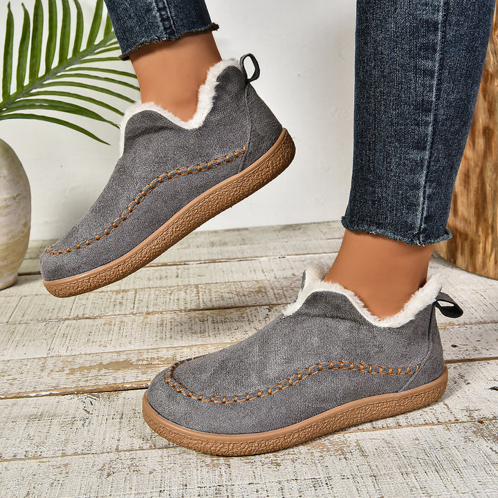 Fur Lined Comfort Ankle Boots