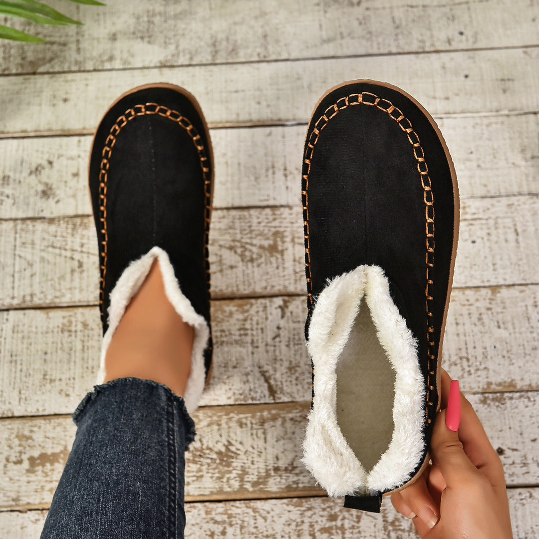 Fur Lined Comfort Ankle Boots