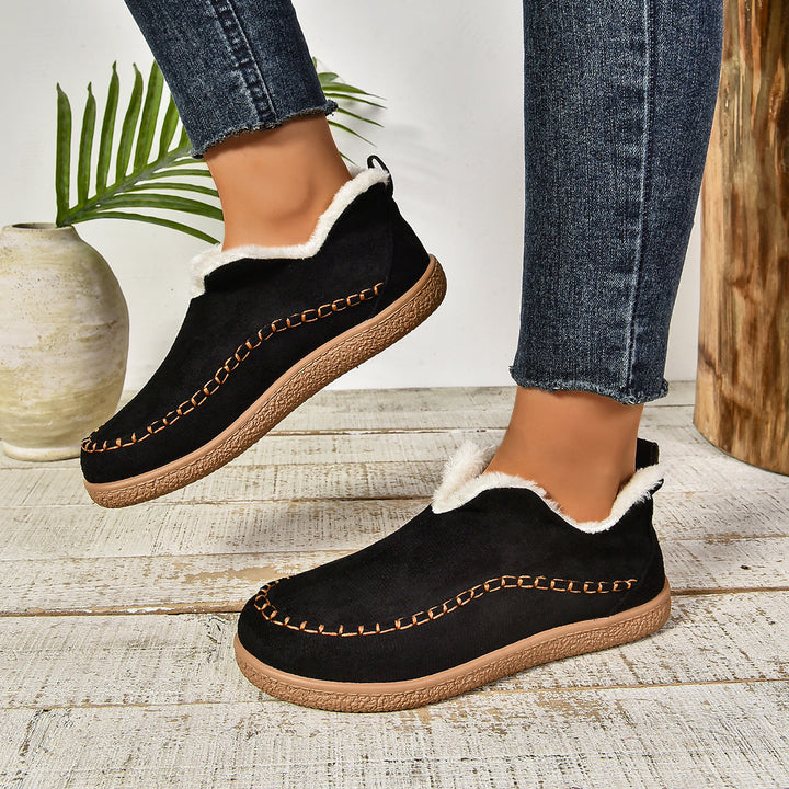 Fur Lined Comfort Ankle Boots
