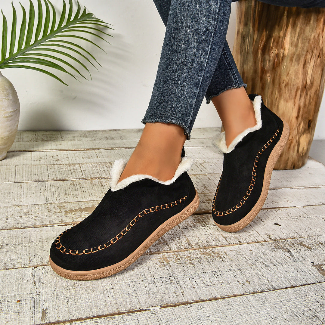 Fur Lined Comfort Ankle Boots