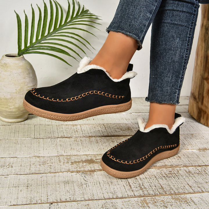 Fur Lined Comfort Ankle Boots