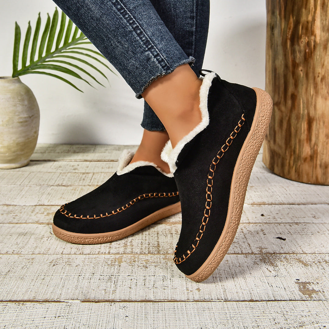 Fur Lined Comfort Ankle Boots