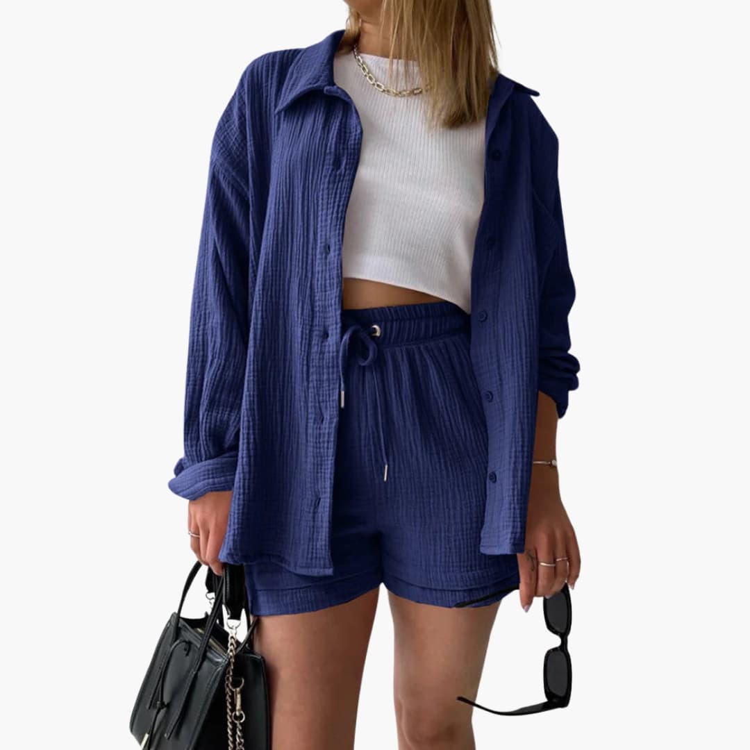 Conjunto a juego estilo relajado y chic