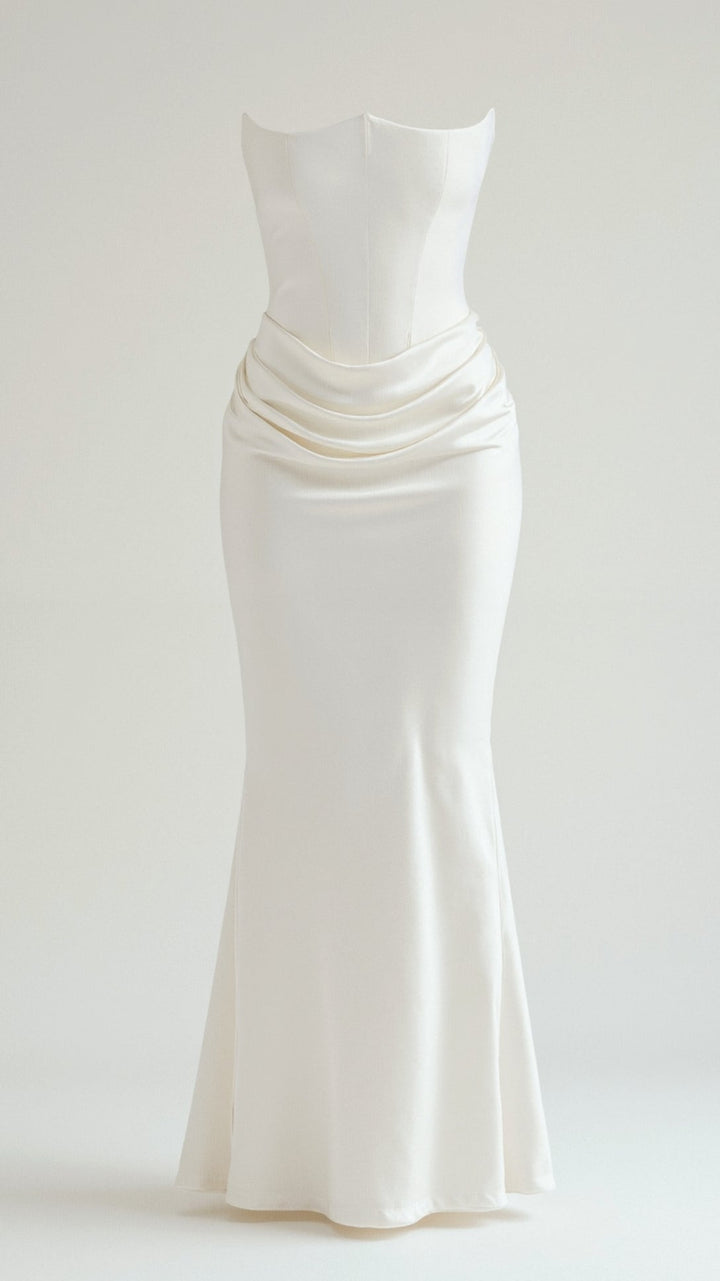 Timeless Elegant Soft-touch Maxi Wedding Guest Dress for Women