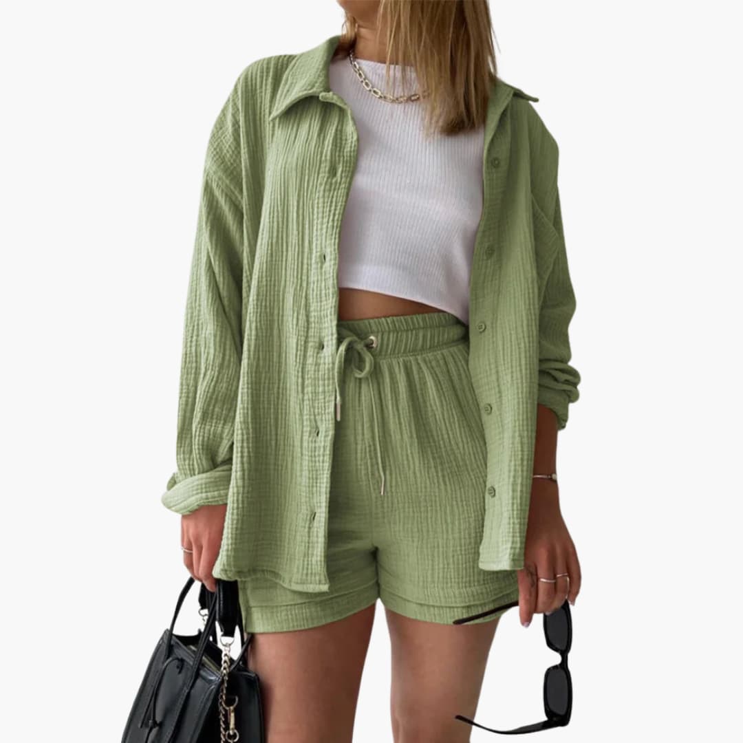 Conjunto a juego estilo relajado y chic
