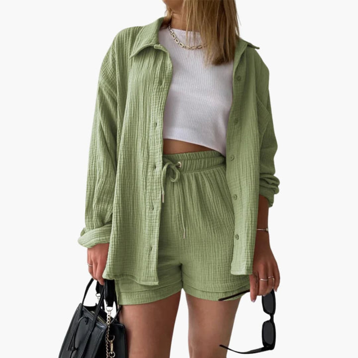 Conjunto a juego estilo relajado y chic