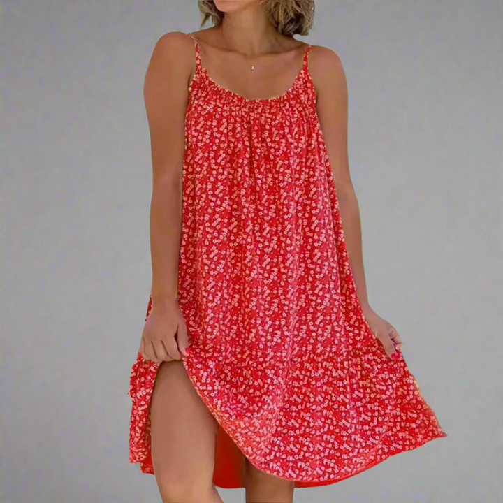 Women's Modern Floral Breezy Camisole Summer Dress
