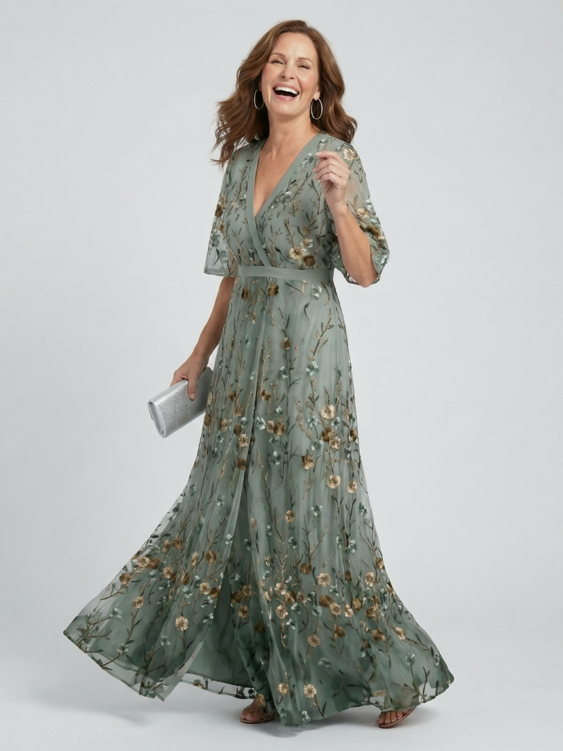 Halter Floral Flow Maxi Dress