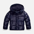 Chaqueta de invierno gruesa con capucha retro para mujer