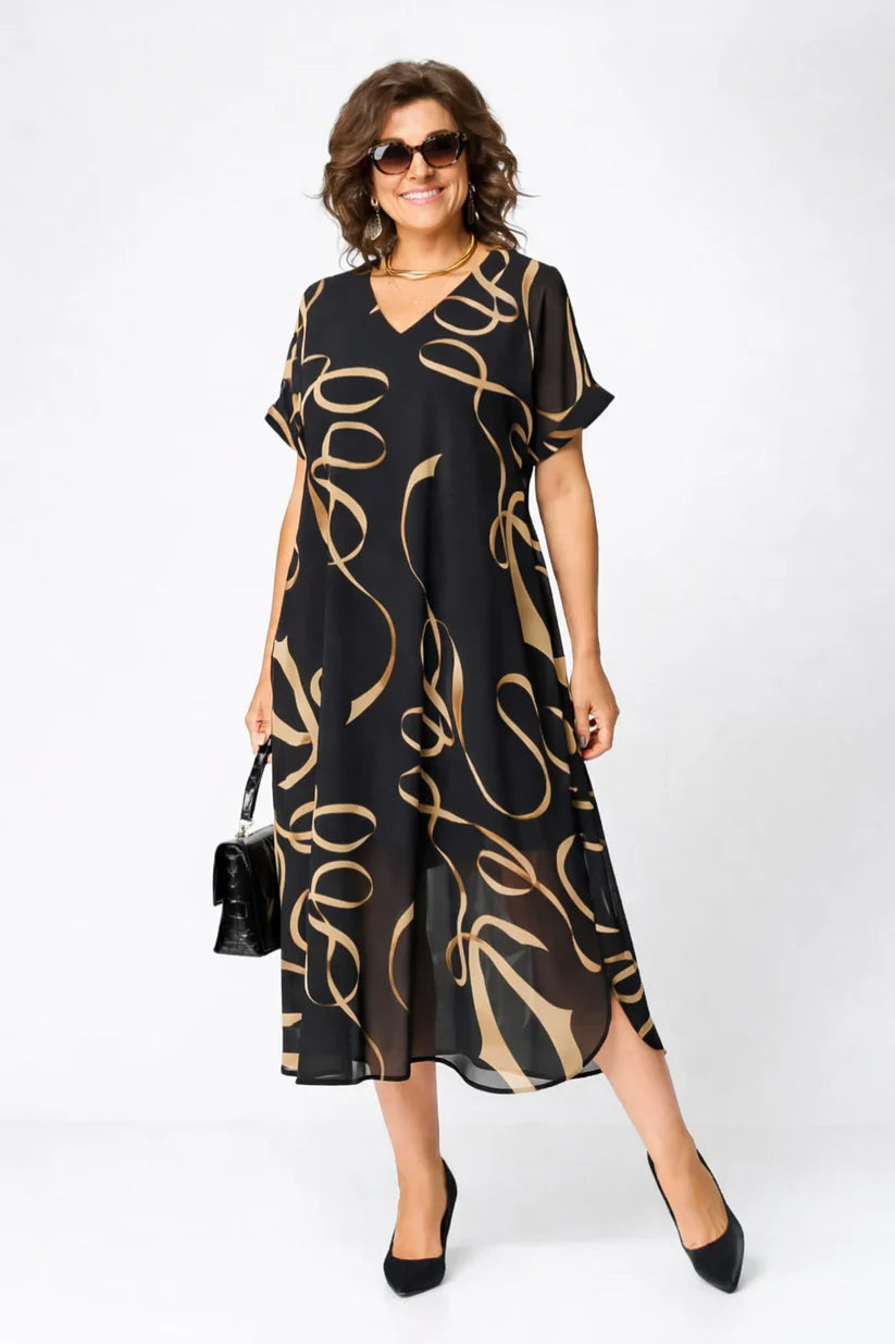 Cozy Knit Dress with Relaxed Fit