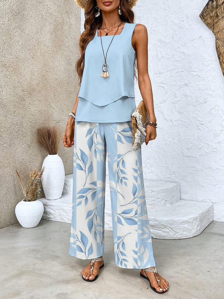 Conjunto de moda elegante de dos piezas