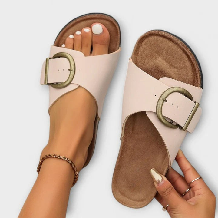Sandalias ortopédicas ajustables de confort