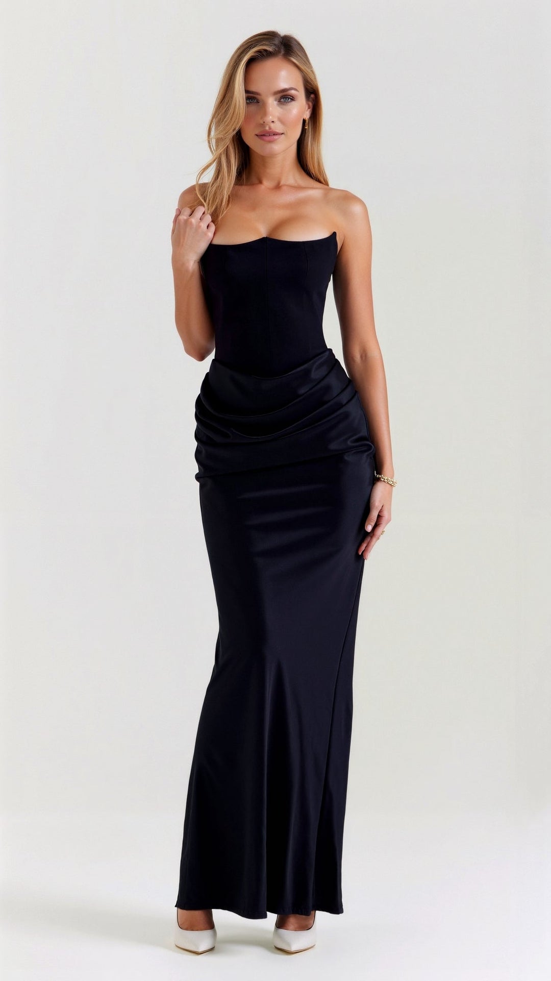 Timeless Elegant Soft-touch Maxi Wedding Guest Dress for Women