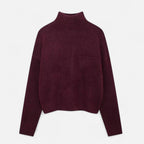 Maglione Vintage da Donna con Collo Alto – Calore Classico Invernale