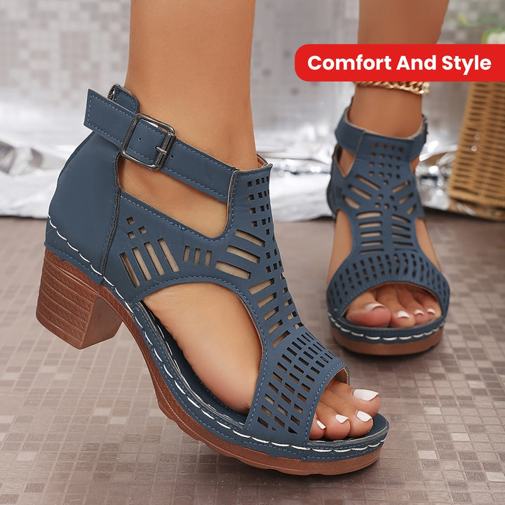 Elegant Block Heel Sandals
